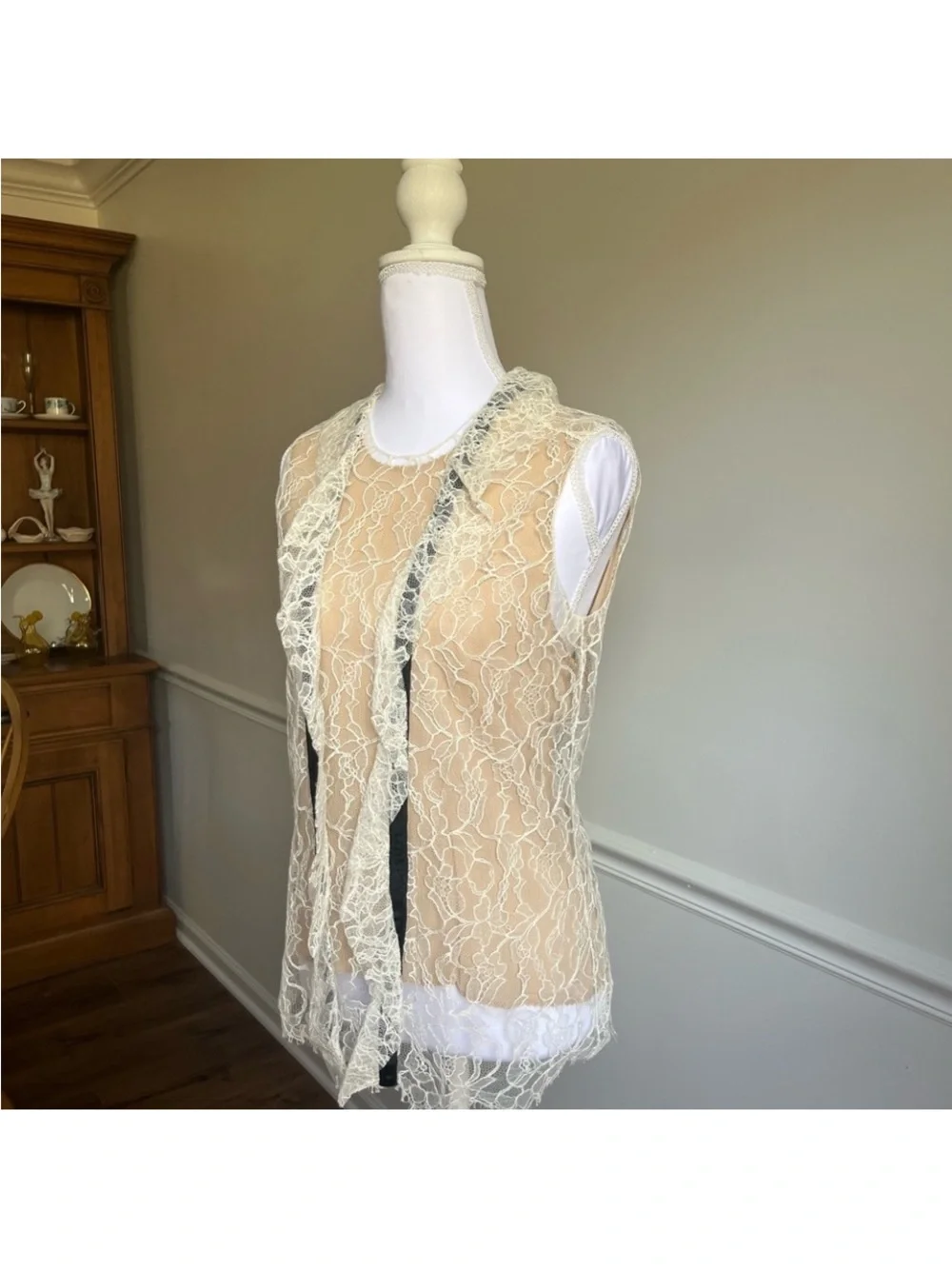 Chanel Two-Piece Lace Top